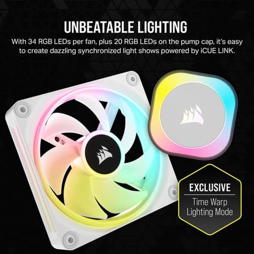 Corsair iCUE LINK H150i RGB White 360mm CPU Liquid Cooler
